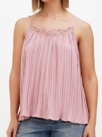 Майка Sassofono модель A272-SC-1832_пудра Фото