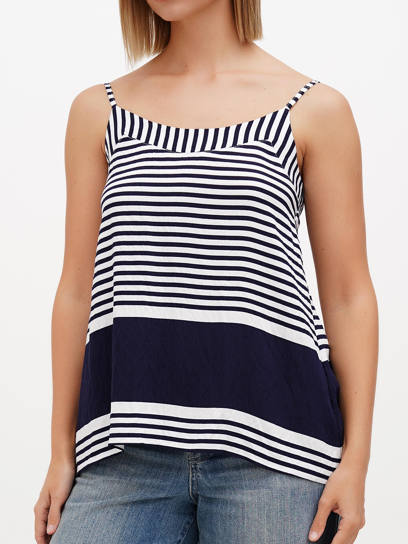 Майка Sassofono модель A272-SC-1833_тёмно-синий Фото