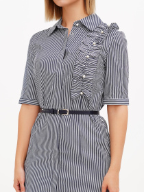 Платье мини Sassofono модель A272-SC-1850_тёмно-синий Фото