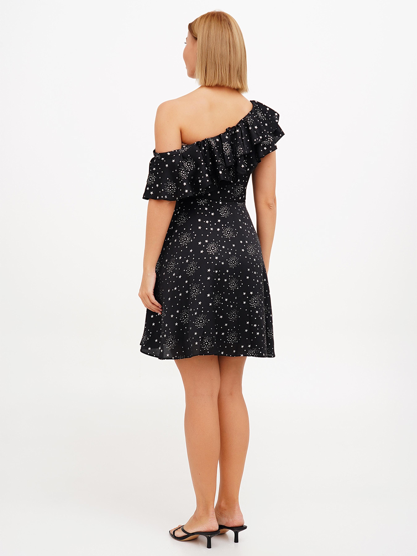 Платье мини Sassofono модель A272-SC-1852_чёрный Фото