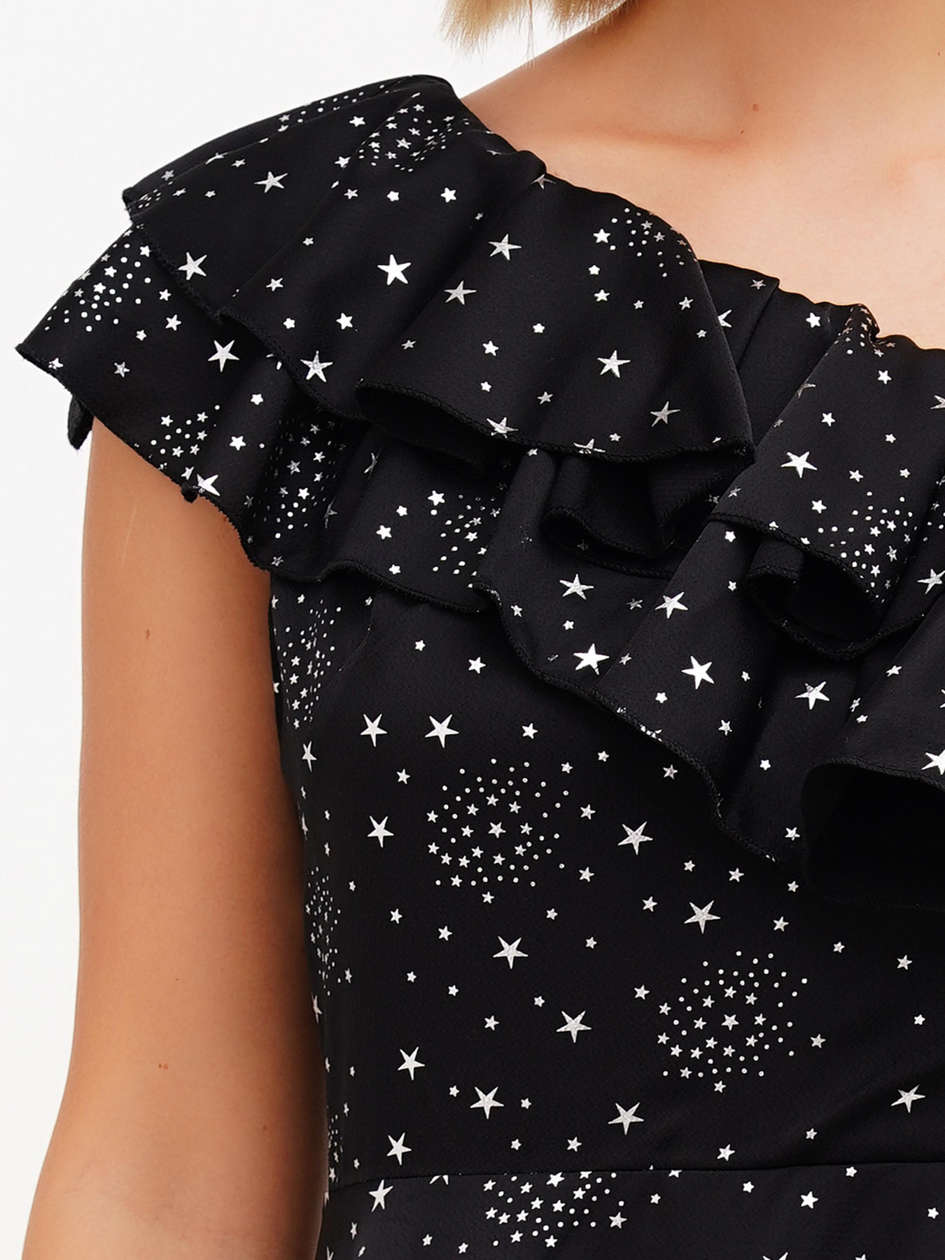 Платье мини Sassofono модель A272-SC-1852_чёрный Фото