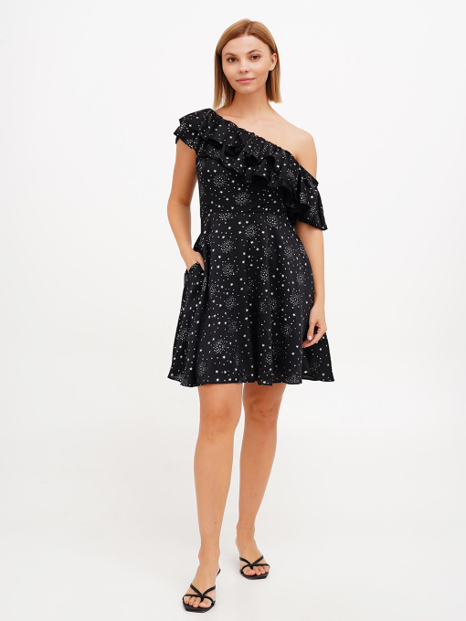 Сукня міні Sassofono модель A272-SC-1852_чёрный Фото