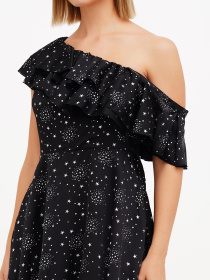 Платье мини Sassofono модель A272-SC-1852_чёрный Фото