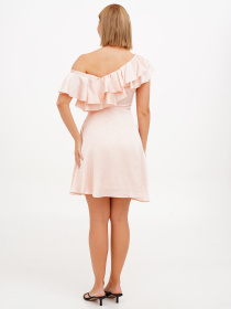 Платье мини Sassofono модель A272-SC-1852_пудра Фото