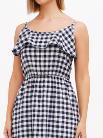 Сарафан Sassofono модель A272-SC-1860_тёмно-синий Фото