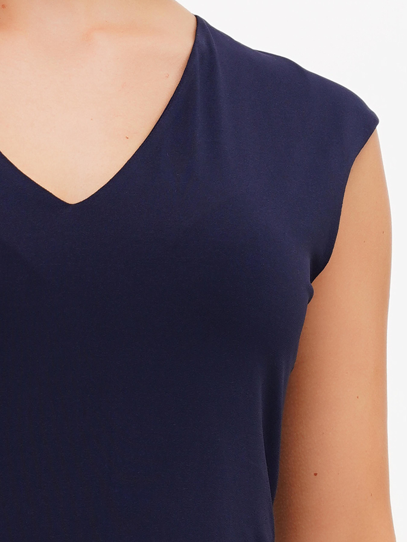 Майка Sassofono модель A272-SF-2079_тёмно-синий Фото