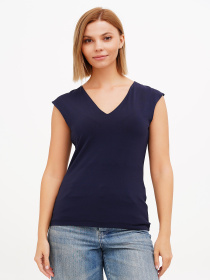 Майка Sassofono модель A272-SF-2079_тёмно-синий Фото