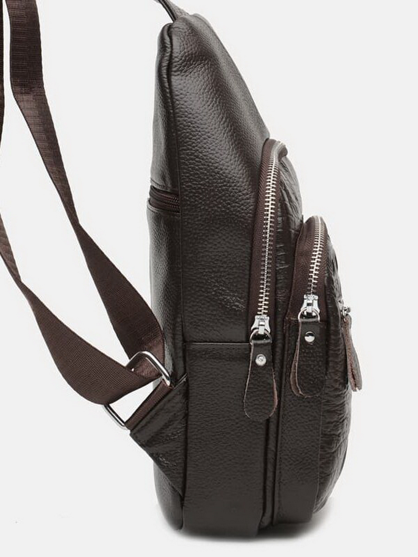 Крос-боді Borsa Leather модель K1142-brown Фото