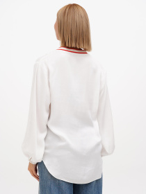 Блуза Sassofono модель A272-SF-1969_молочный_оранжевый Фото