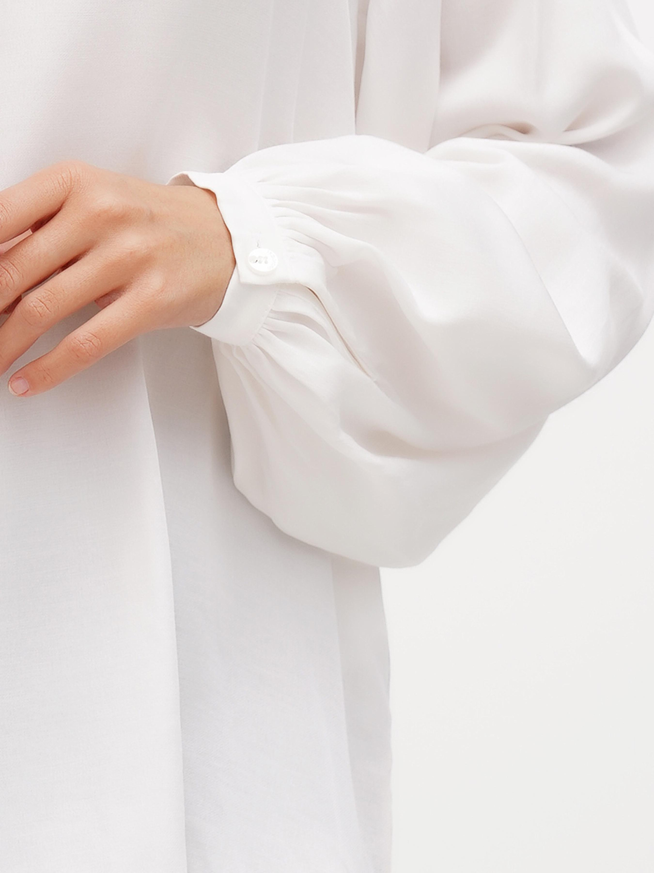 Блуза Sassofono модель A272-SF-1969_молочный_оранжевый Фото