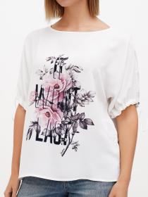 Блуза Sassofono модель A272-SF-1976_молочный_пудровый Фото