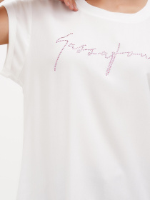 Блуза Sassofono модель A272-SF-1981_молочный_пудра Фото