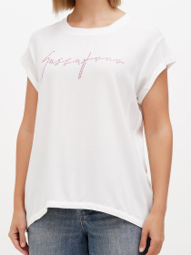 Блуза Sassofono модель A272-SF-1981_молочный_пудра Блуза Sassofono модель A272-SF-1981_молочный_пудра Фото