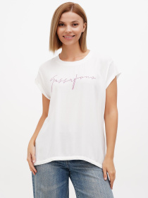 Блуза Sassofono модель A272-SF-1981_молочный_пудра Фото