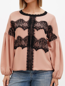 Блуза Sassofono модель A272-SF-2021_бежевый Фото