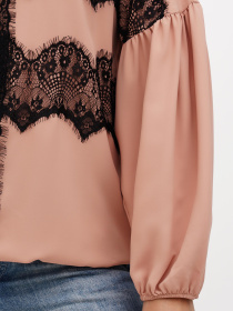 Блуза Sassofono модель A272-SF-2021_бежевый Фото