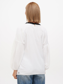 Блуза Sassofono модель A272-SF-2021_молочный Блуза Sassofono модель A272-SF-2021_молочный Фото