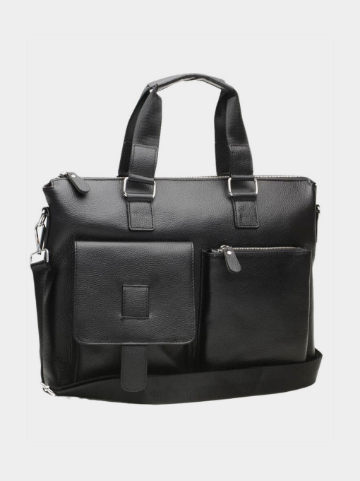 Портфель Borsa Leather модель K18825-black Фото