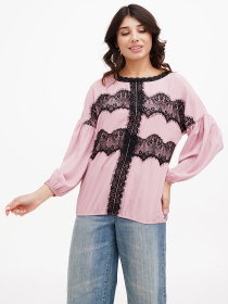 Блуза Sassofono модель A272-SF-2021_пудра Фото