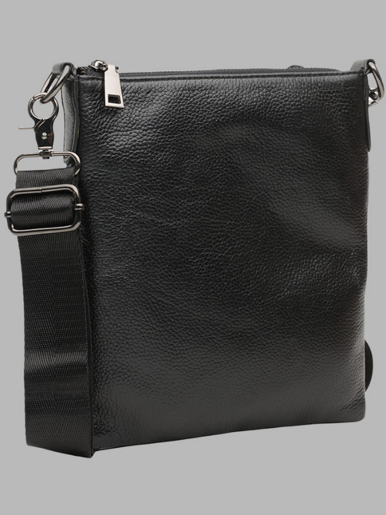 Кросс-боди Borsa Leather модель K1608-black Фото