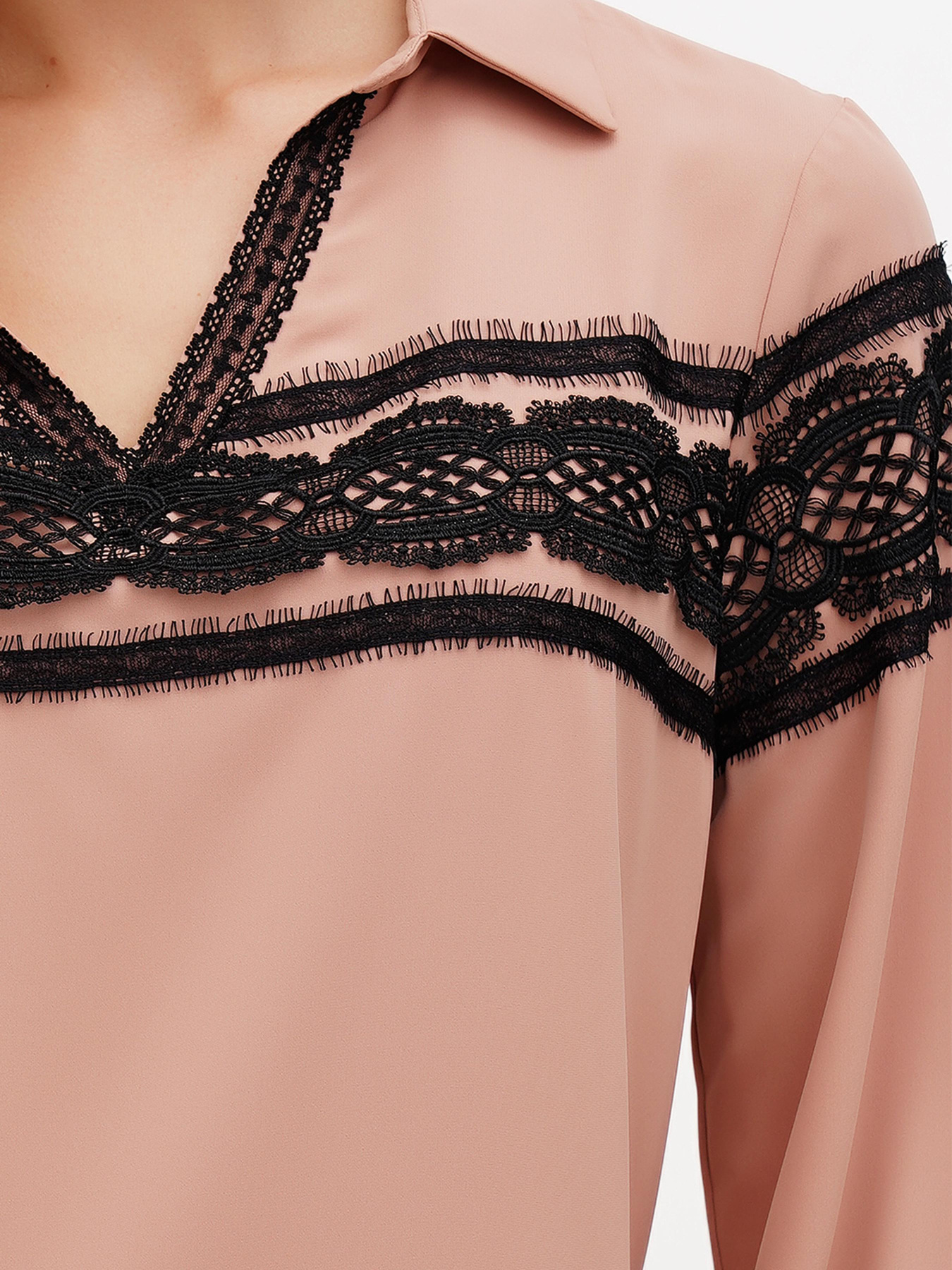 Блуза Sassofono модель A272-SF-2022_бежевый Фото