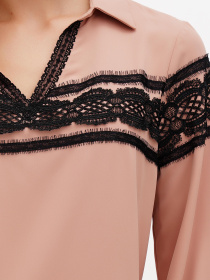 Блуза Sassofono модель A272-SF-2022_бежевый Фото