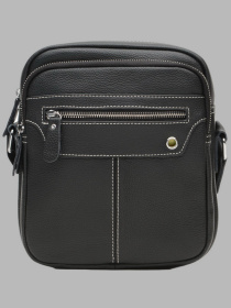 Мессенджер Borsa Leather модель K12221-black Фото