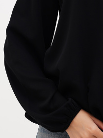 Блуза Sassofono модель A272-SF-2023_чёрный Блуза Sassofono модель A272-SF-2023_чёрный Фото