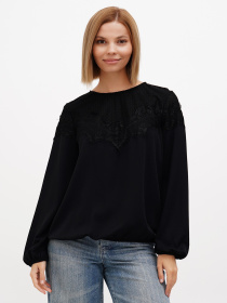 Блуза Sassofono модель A272-SF-2023_чёрный Фото