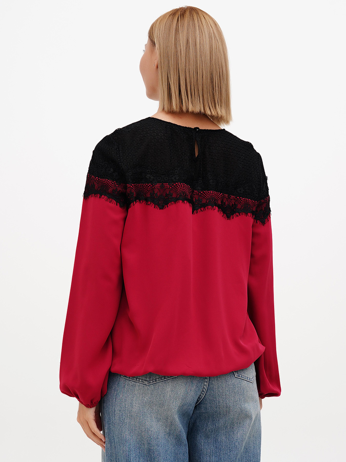 Блуза Sassofono модель A272-SF-2023_красный Фото