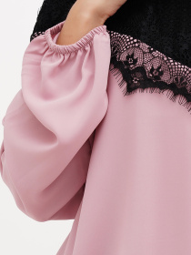 Блуза Sassofono модель A272-SF-2023_пудра Блуза Sassofono модель A272-SF-2023_пудра Фото