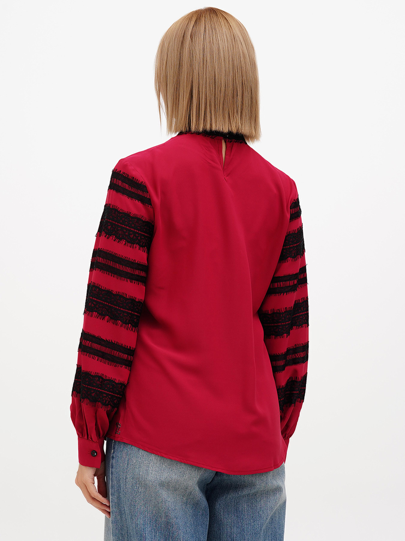 Блуза Sassofono модель A272-SF-2024_красный Фото