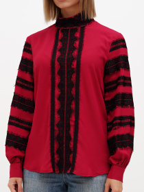 Блуза Sassofono модель A272-SF-2024_красный Фото