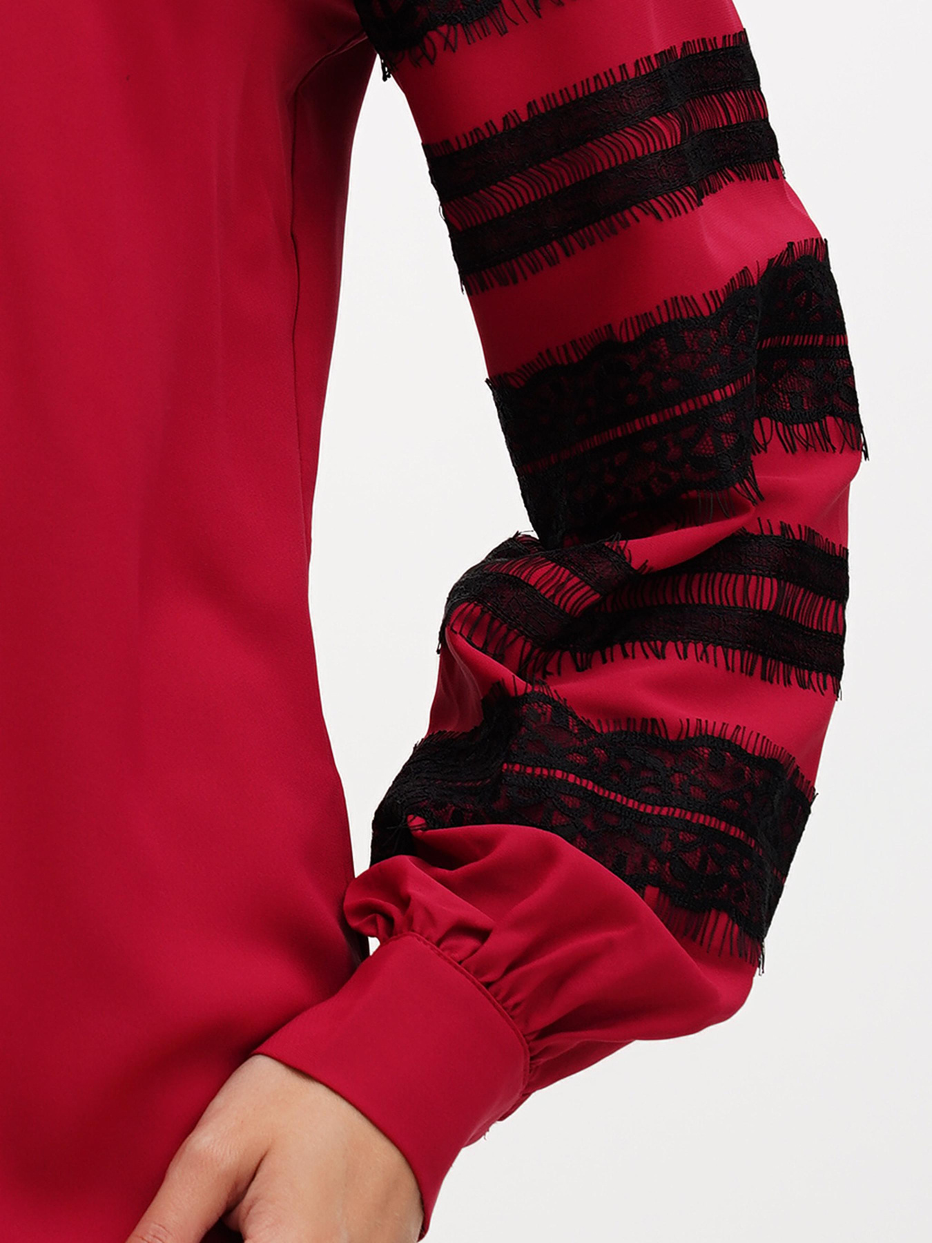 Блуза Sassofono модель A272-SF-2024_красный Фото