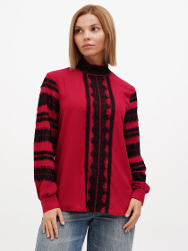 Блуза Sassofono модель A272-SF-2024_красный Фото