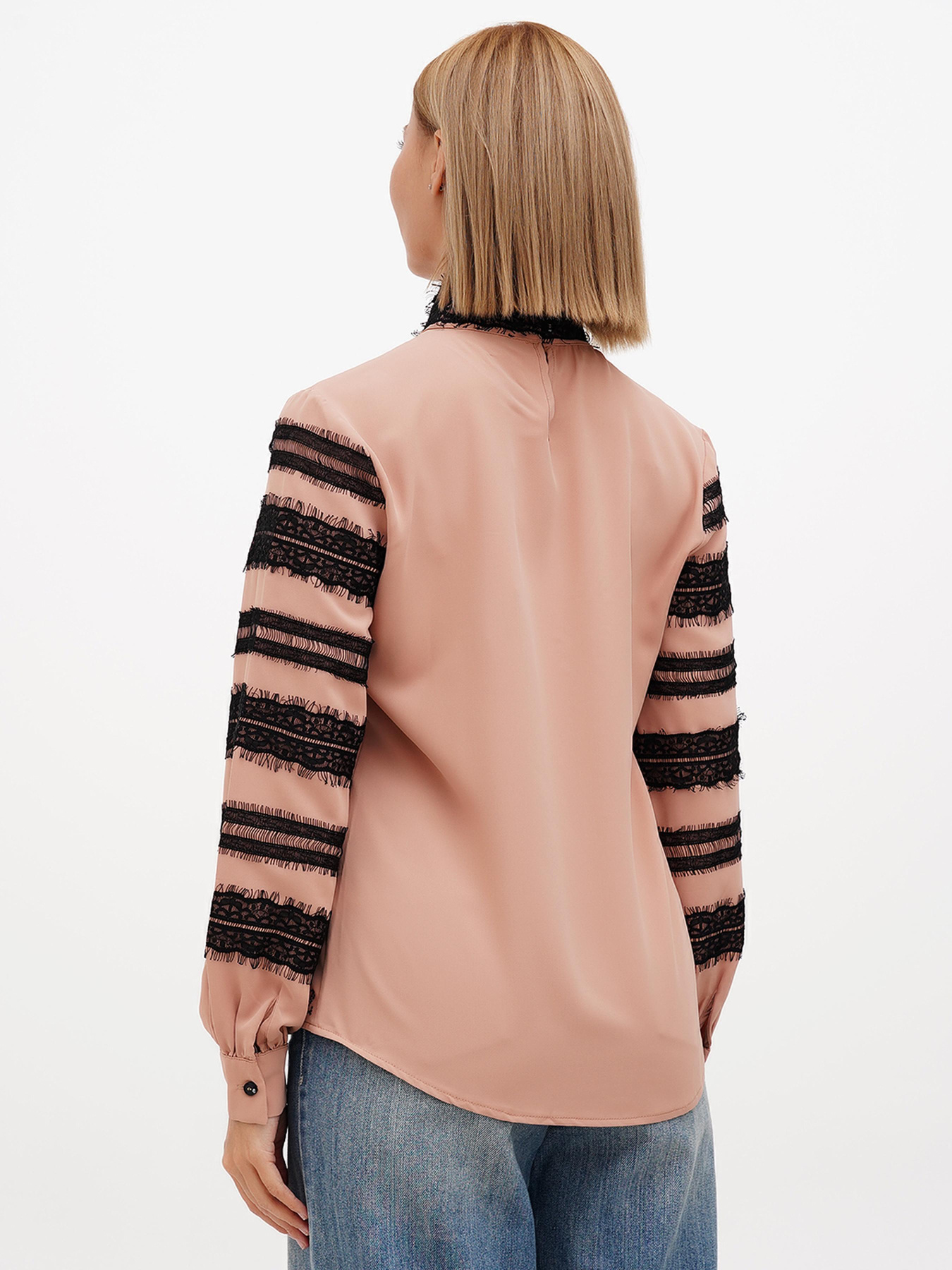 Блуза Sassofono модель A272-SF-2024_бежевый Фото