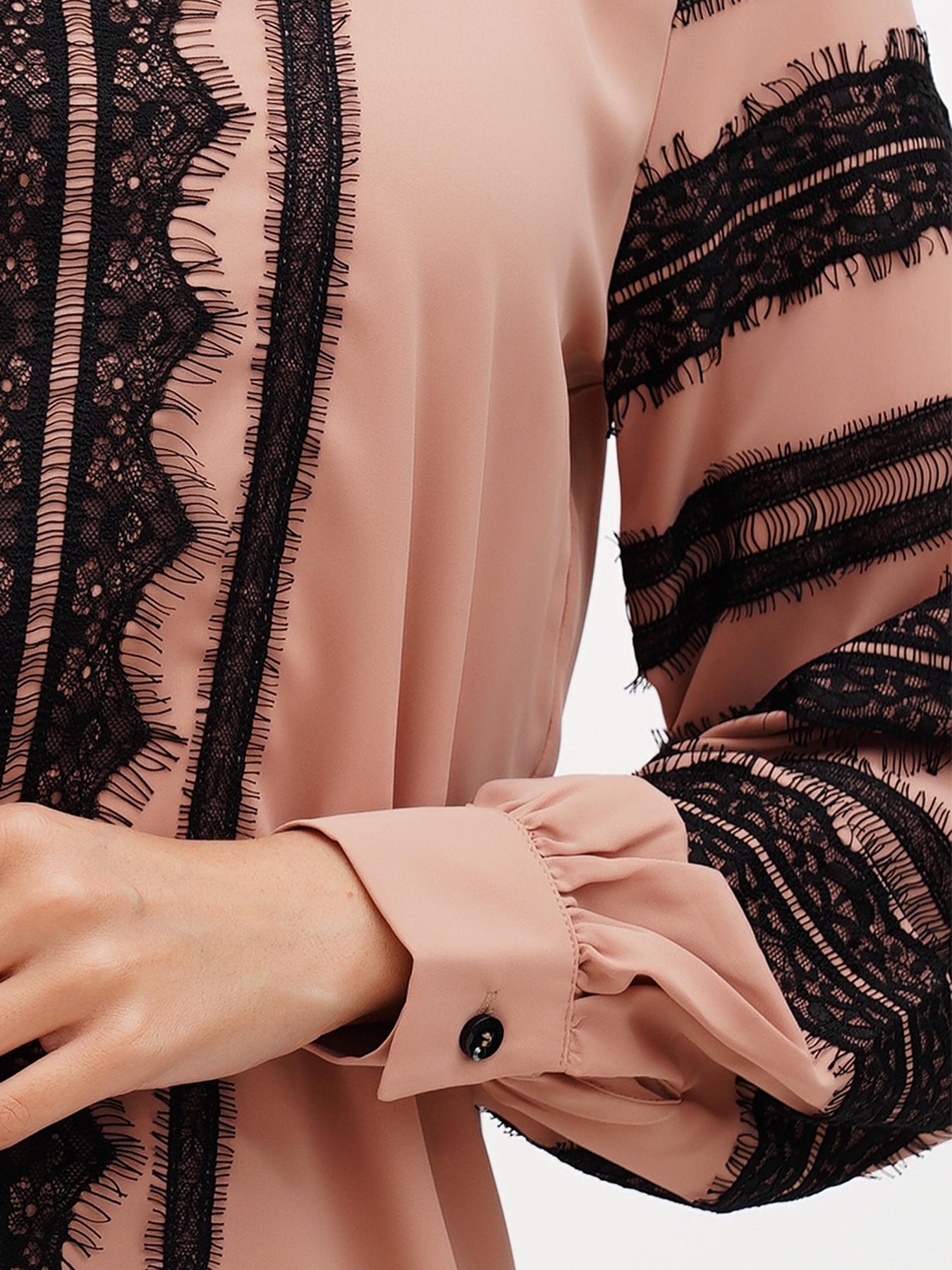 Блуза Sassofono модель A272-SF-2024_бежевый Фото