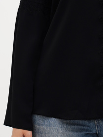 Блуза Sassofono модель A272-SF-2027_чёрный Блуза Sassofono модель A272-SF-2027_чёрный Фото