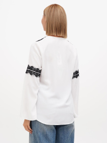 Блуза Sassofono модель A272-SF-2027_молочный Фото