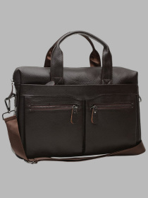 Портфель Borsa Leather модель K18612-brown Фото