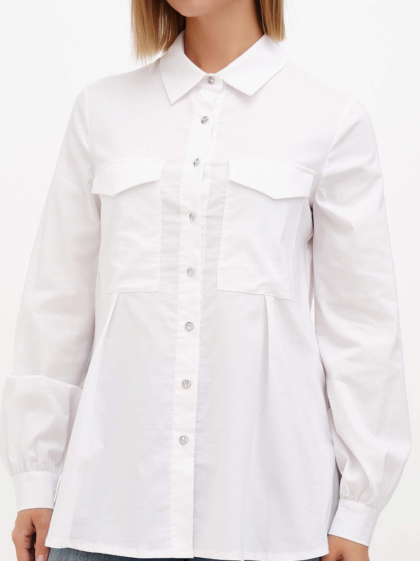 Сорочка Sassofono модель A272-SF-2067_белый Фото