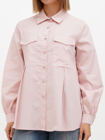 Рубашка Sassofono модель A272-SF-2067_пудра Фото