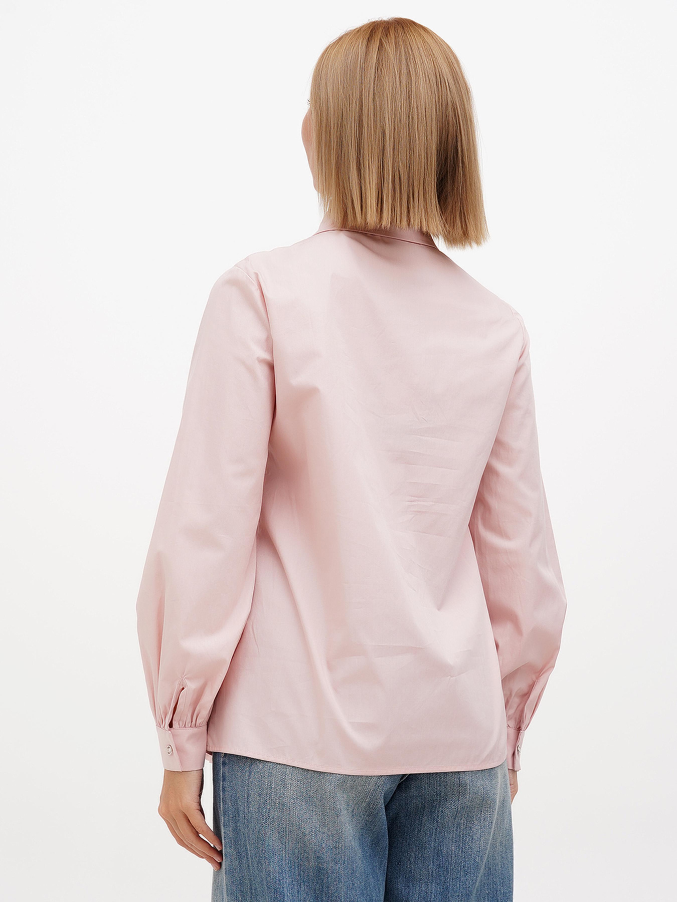 Сорочка повсякденна Sassofono модель A272-SF-2067_пудра Сорочка повсякденна Sassofono модель A272-SF-2067_пудра Фото