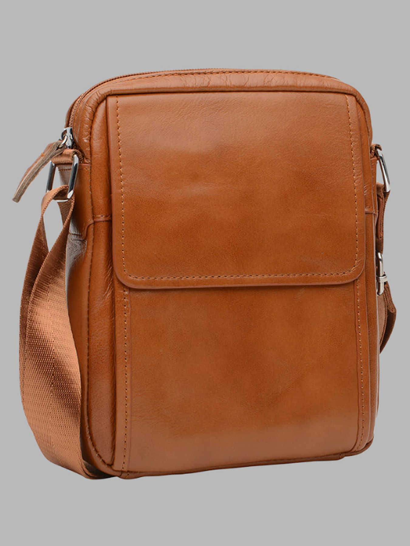 Мессенджер Borsa Leather модель K1321-1-brown Фото