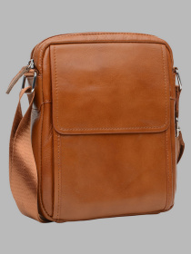 Мессенджер Borsa Leather модель K1321-1-brown Фото
