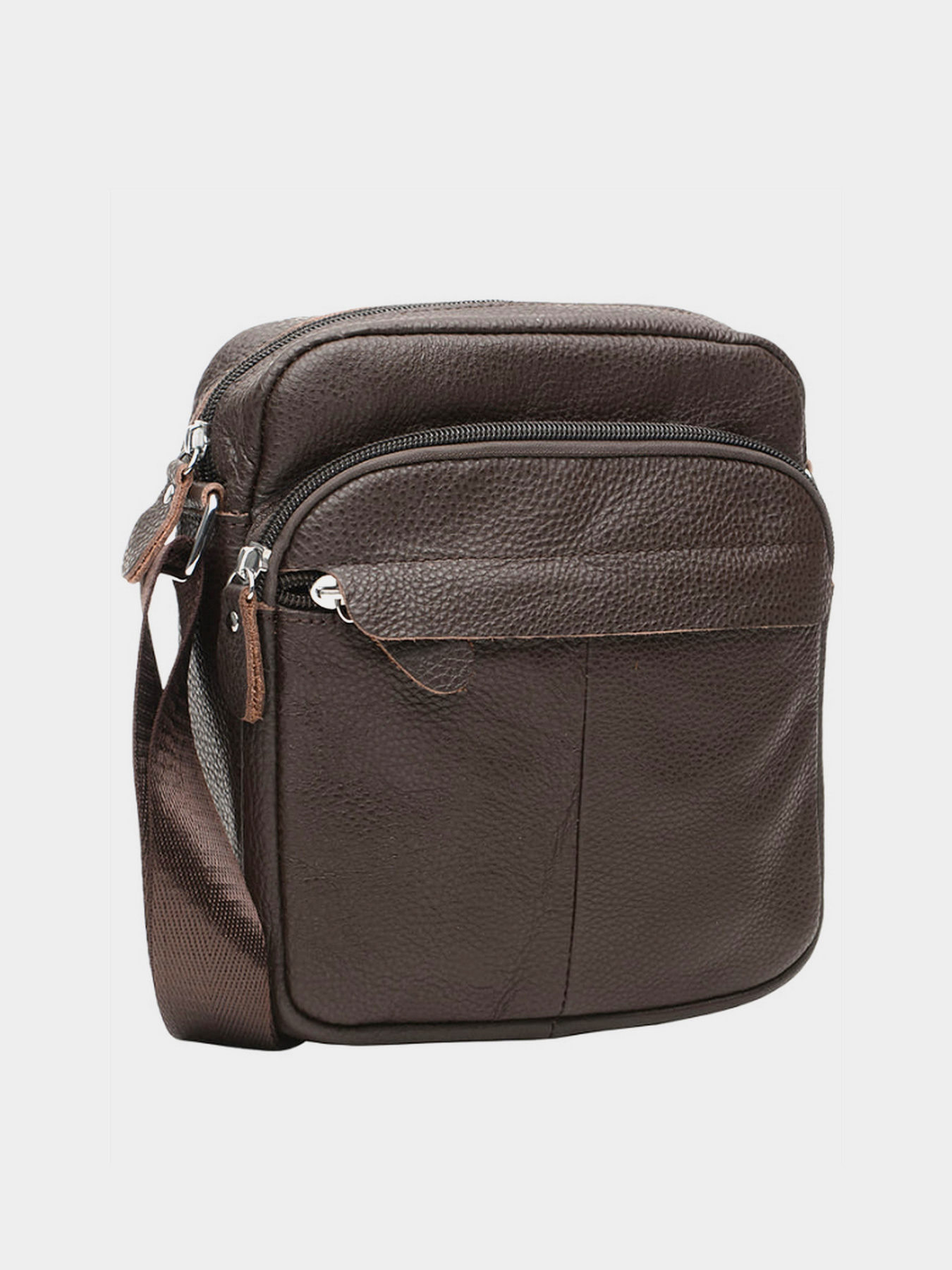 Мессенджер Borsa Leather модель K10082-brown Фото