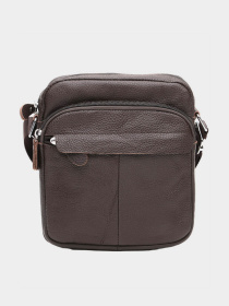 Мессенджер Borsa Leather модель K10082-brown Мессенджер Borsa Leather модель K10082-brown Фото