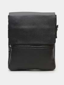 Мессенджер Borsa Leather модель K12056-black Фото