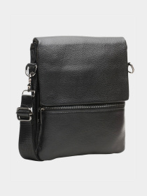 Мессенджер Borsa Leather модель K12056-black Фото