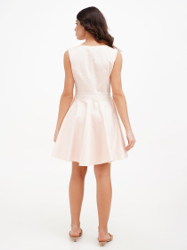Платье мини Sassofono модель A272-SC-1744_пудра Фото